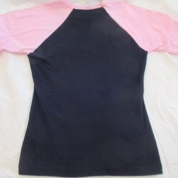 Vintage Trashy Lingerie Black/Pink T Shirt - Picture 6 of 8